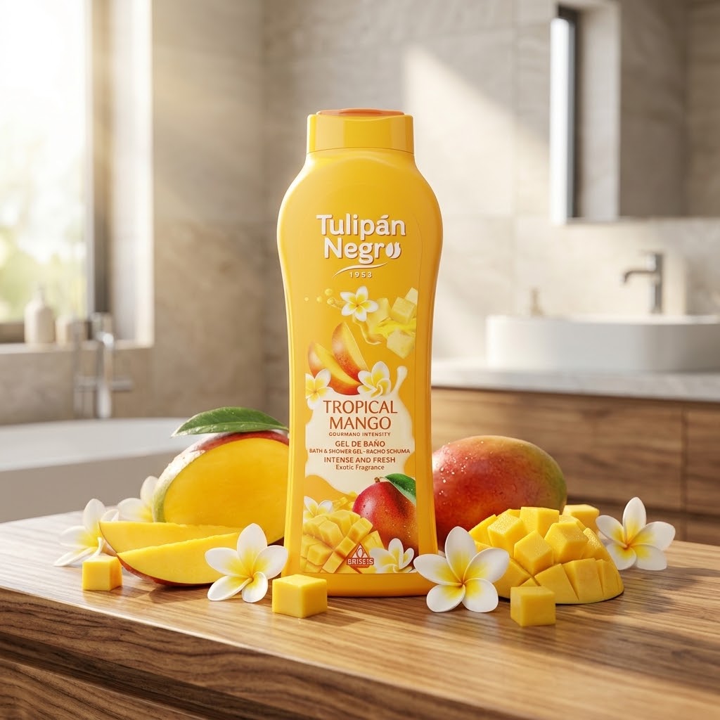 Душ гел Tulipán Negro Tropical Mango Тропическо манго